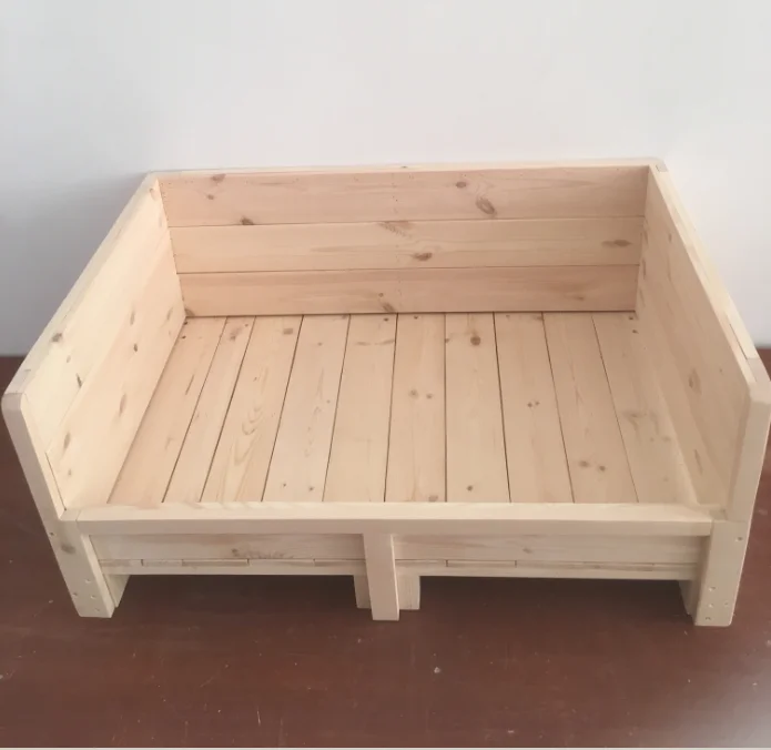 Solid Wood Kennel Cat Kennel Dog Birthing Box Cat Birthing Room Litter Litter Pet Bed Box Can Be Washed