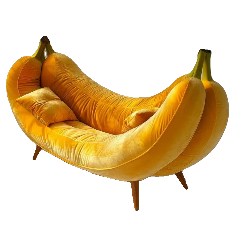 Creative and cute leisure, banana style ins style sofa, bedroom balcony chair