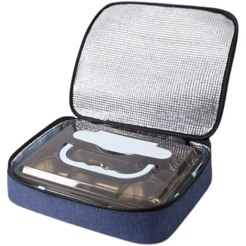 Geïsoleerde Lunchbox Mannen Vrouwen Reizen Draagbare Camping Picknicktas Oxford Doek + Aluminiumfolie Koelbox Thermische Tas Handtas