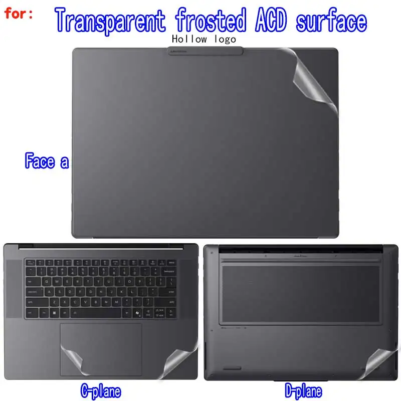 For Lenovo Yoga Pro 9 16IPH11/16IAH10 Laptop Body Film Yoga Pro 7 15IPH11 Shell Film 14IAH10 Pre-cut Skin Protective Film