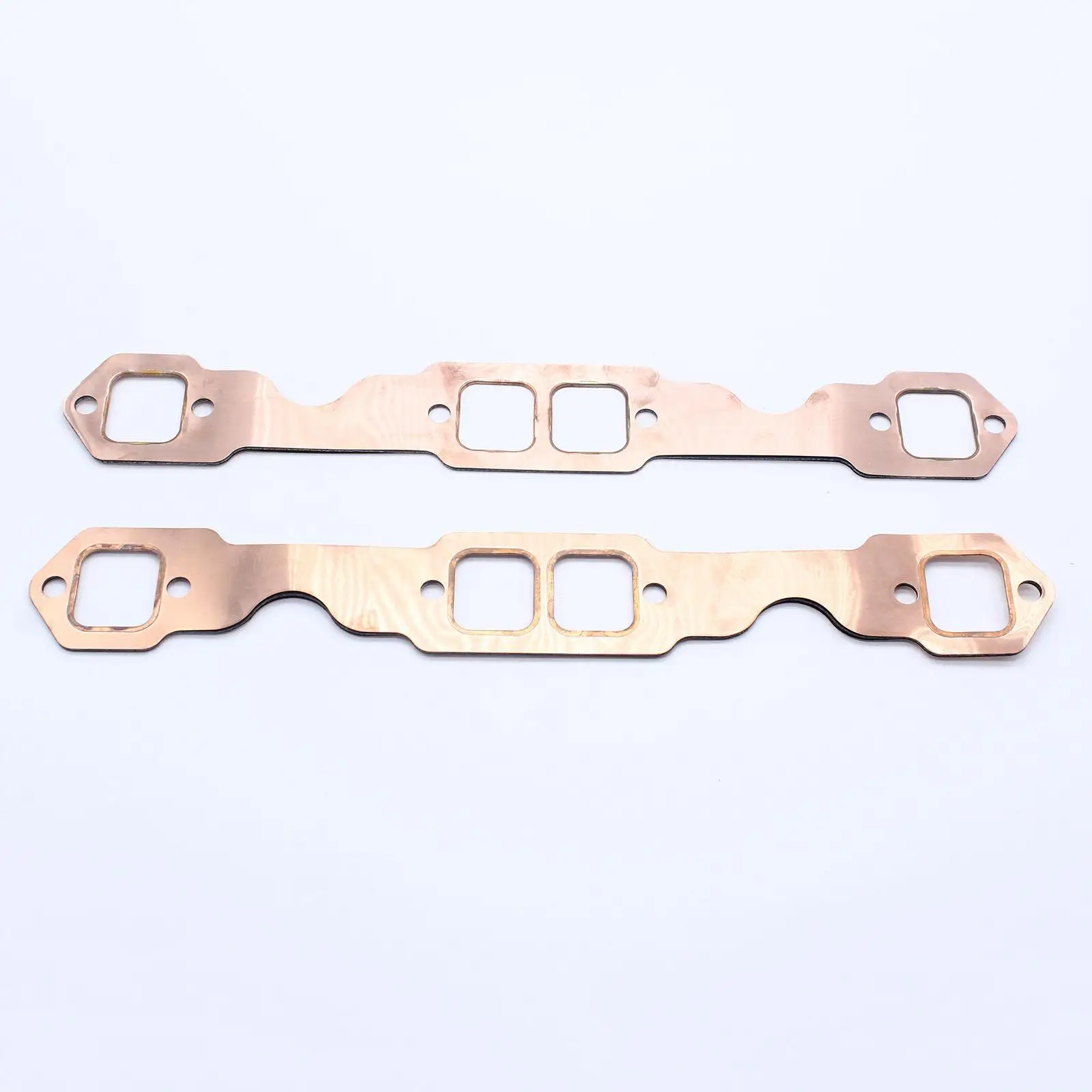 2 Pieces C Copper Header Exhaust Gasket for 283 327 350 383 400 Exhaust