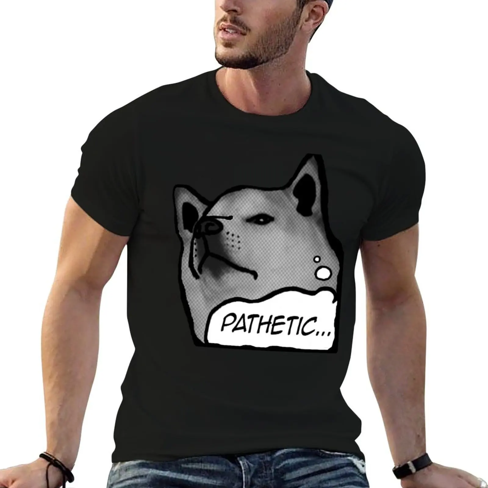 Shiba Inu - Pathetic... T-Shirt summer 2026 Luxury man t shirt men