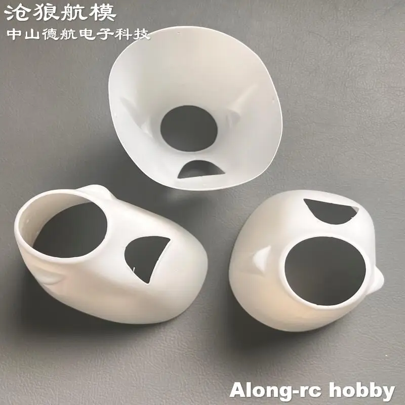 3 PCS RC Airplane Model Spare Parts -Plastic  Cowl for 900mm WingSpan  EPO Foam F3A Plane DIY Models Hobby