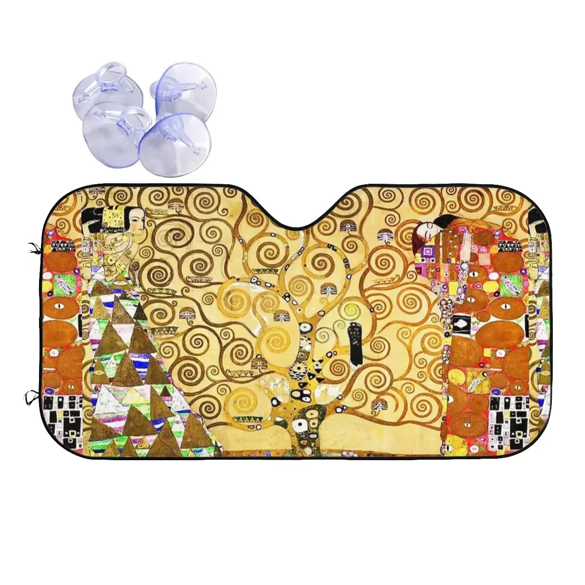 

Tree Of Life Stoclet Frieze Gustav Klimt Windshield Sunsha Cute Car Front Window Visor Sunsha Visor Accessories Covers