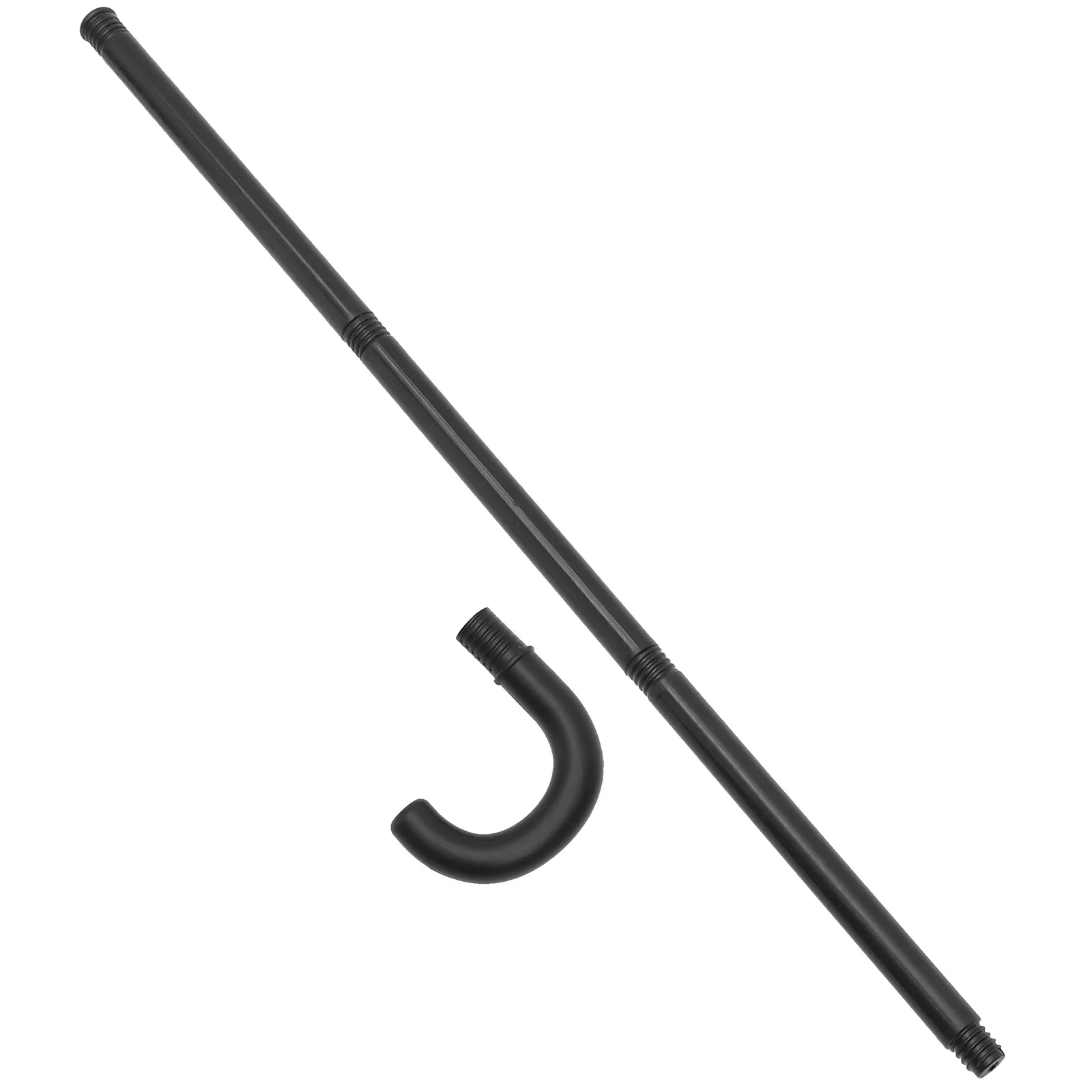 Muleta puesta en escena para fiesta, mago, Cosplay, vacaciones, bastón de plástico para caminar, accesorio decorativo para disfraz, juego de 3 secciones