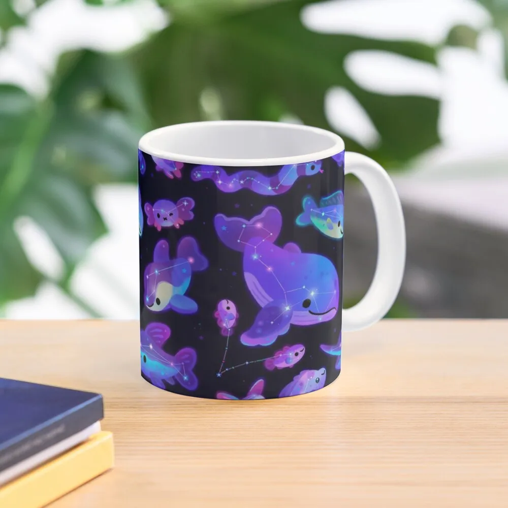 Ocean Constellations Classic  Mug Tea Cup Simple Picture Photo Handle Round Drinkware Printed Image Gifts Design Coffee