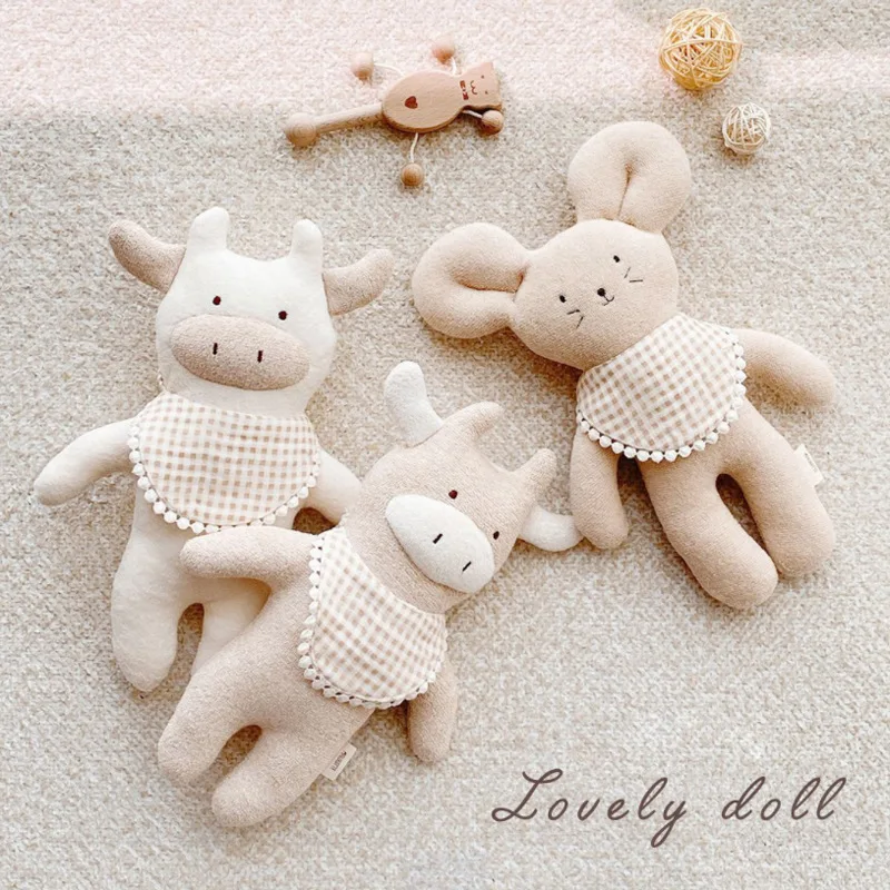 Ins Cartoon Comfort Doll Children Baby Cute Doll Toy Hand Puppets Children's Room Accessories Indoor Photography Accessories