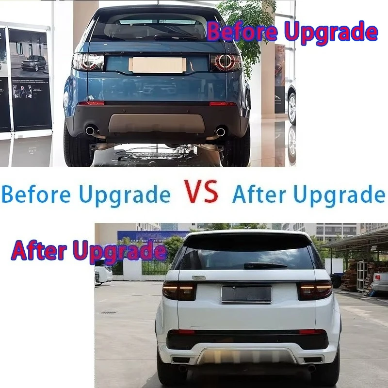 2016-2019 For Discovery Sport Modified SVR Body Kit Front Rear Bumpers ABS Plastic 1 Year Warranty Independently