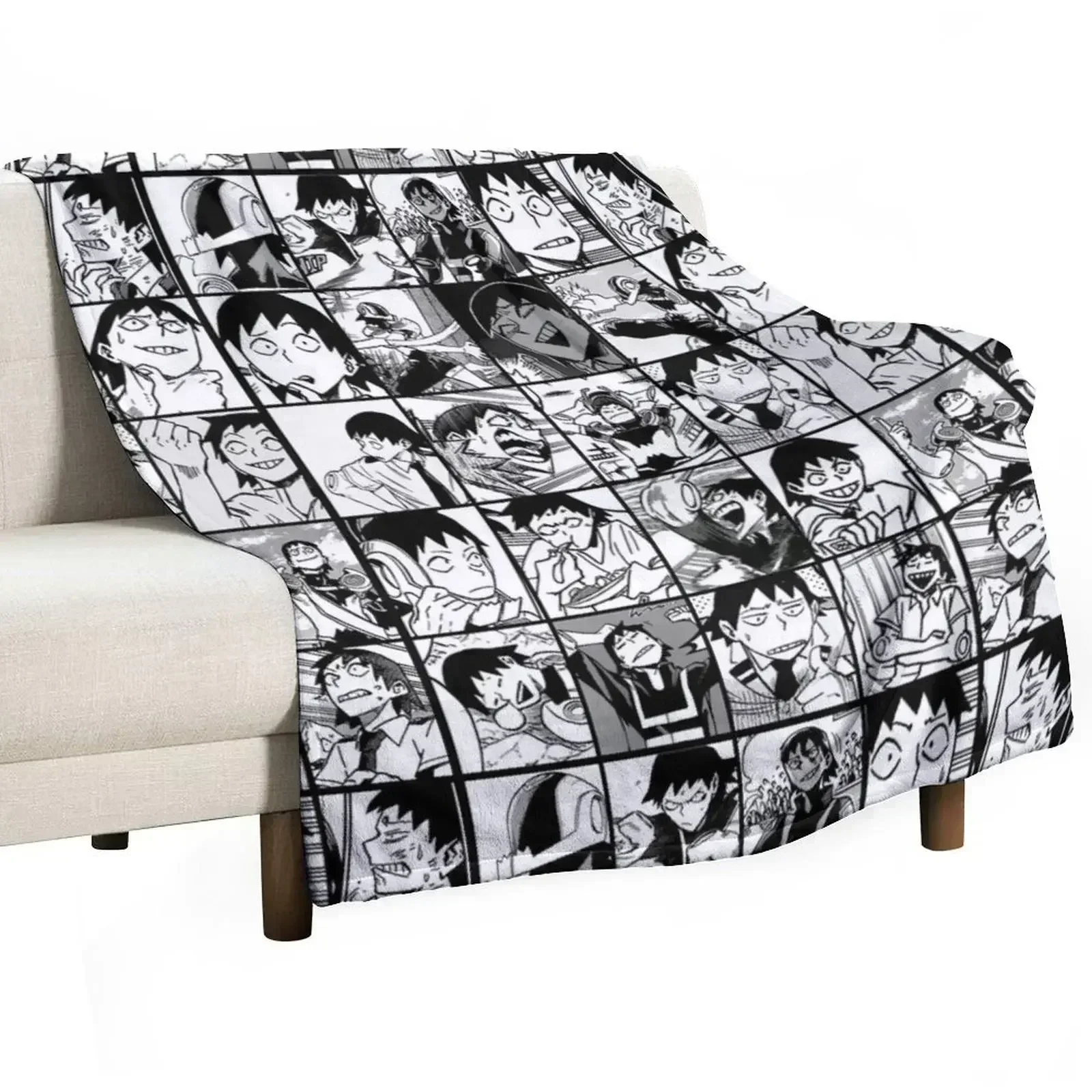 Sero hero- manga panel collage Throw Blanket Sofa Quilt Beautifuls Comforter Soft Big Luxury Designer Decorative Sofas Blankets