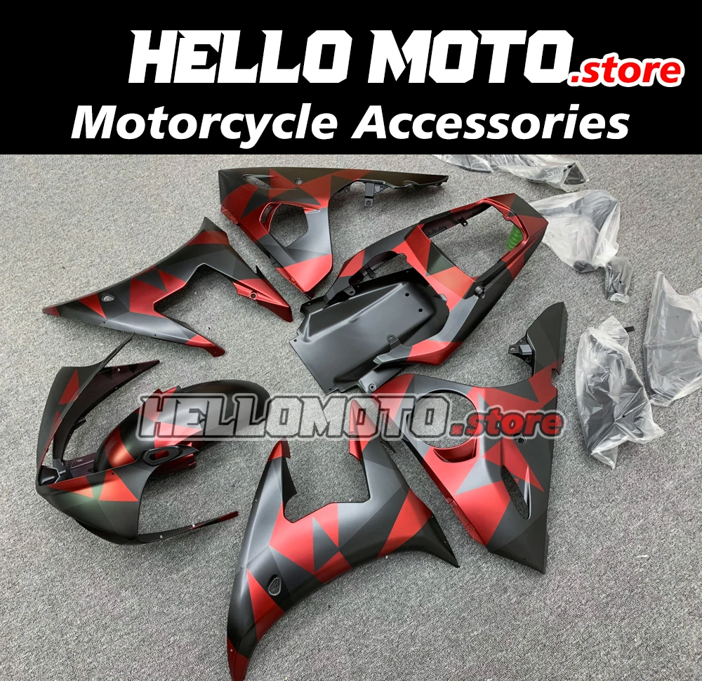 For YZF-R6 YZF R6 2003 2004 2005 R6S 2006 2007 2008 2009 Motorcycle Fairing Accessories Shell Bodywork Set RJ051 RJ09