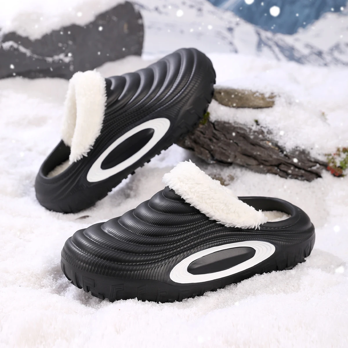 

Осенне-зимние плюшевые тапочки для спальни, мужские и женские хлопковые тапочки, уличные домашние теплые тапочки, водонепроницаемая мужская пара, домашняя обувь