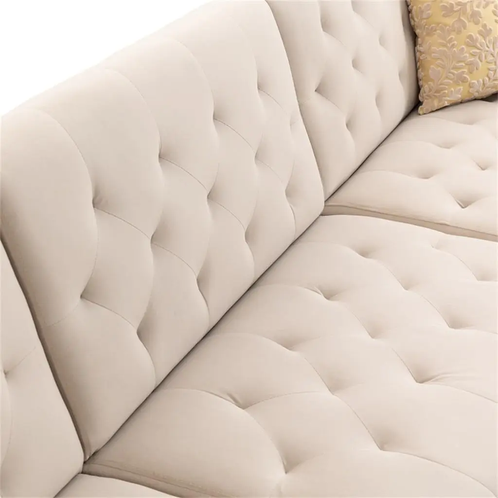 Detachable Cushions, with A Movable Footstool, Suitable for Liveing Room