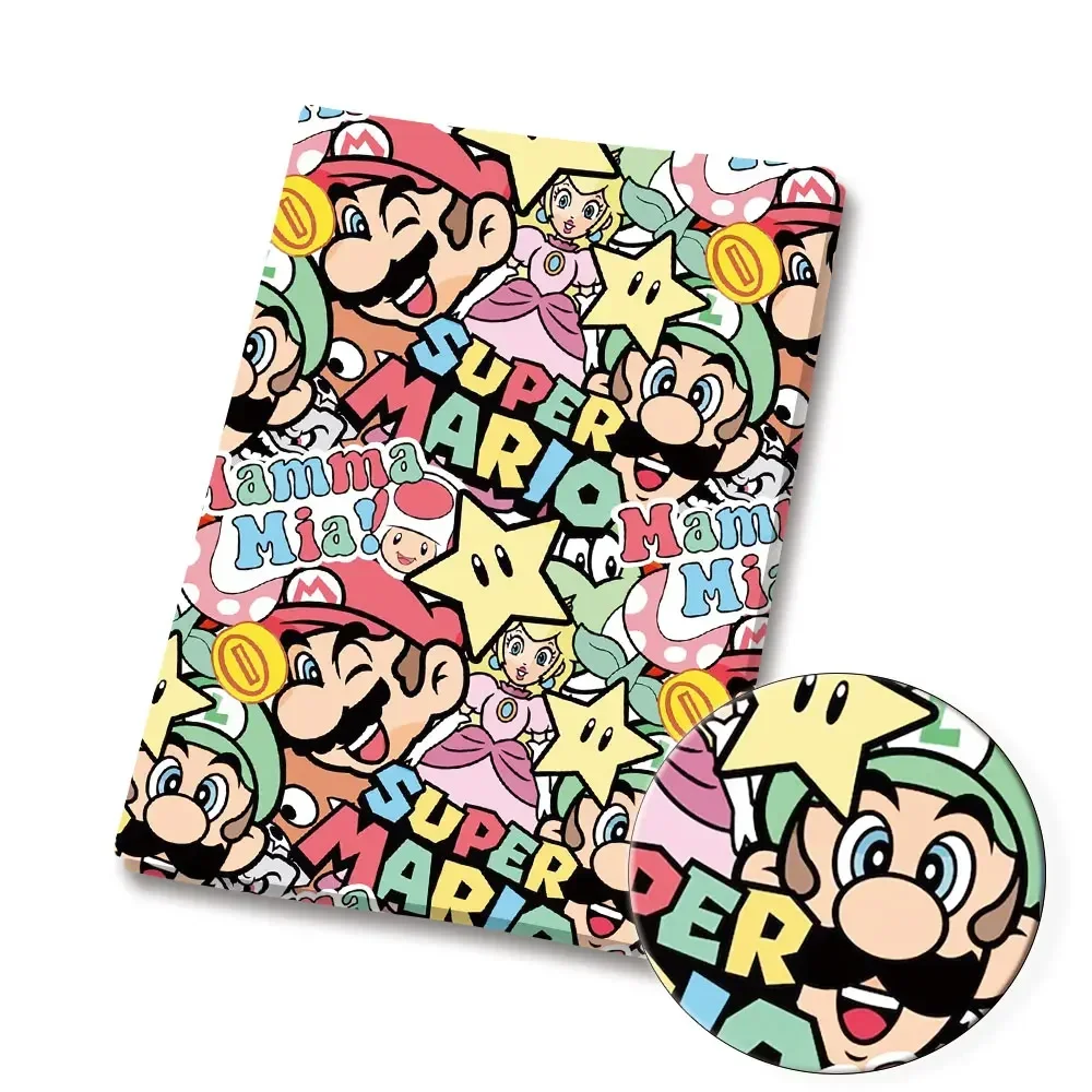 Mario game Fabric140*50cm Handmade Sewing Patchwork Quilting Baby Dress Home Sheet Printed Fabric Fabric Sewing Kids