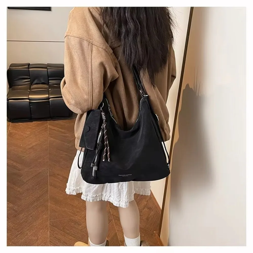 Lässige Leichte Schultertasche mit Großer Kapazität Multifunktionale Tragetasche Umhängetasche für Damen – Detail 14