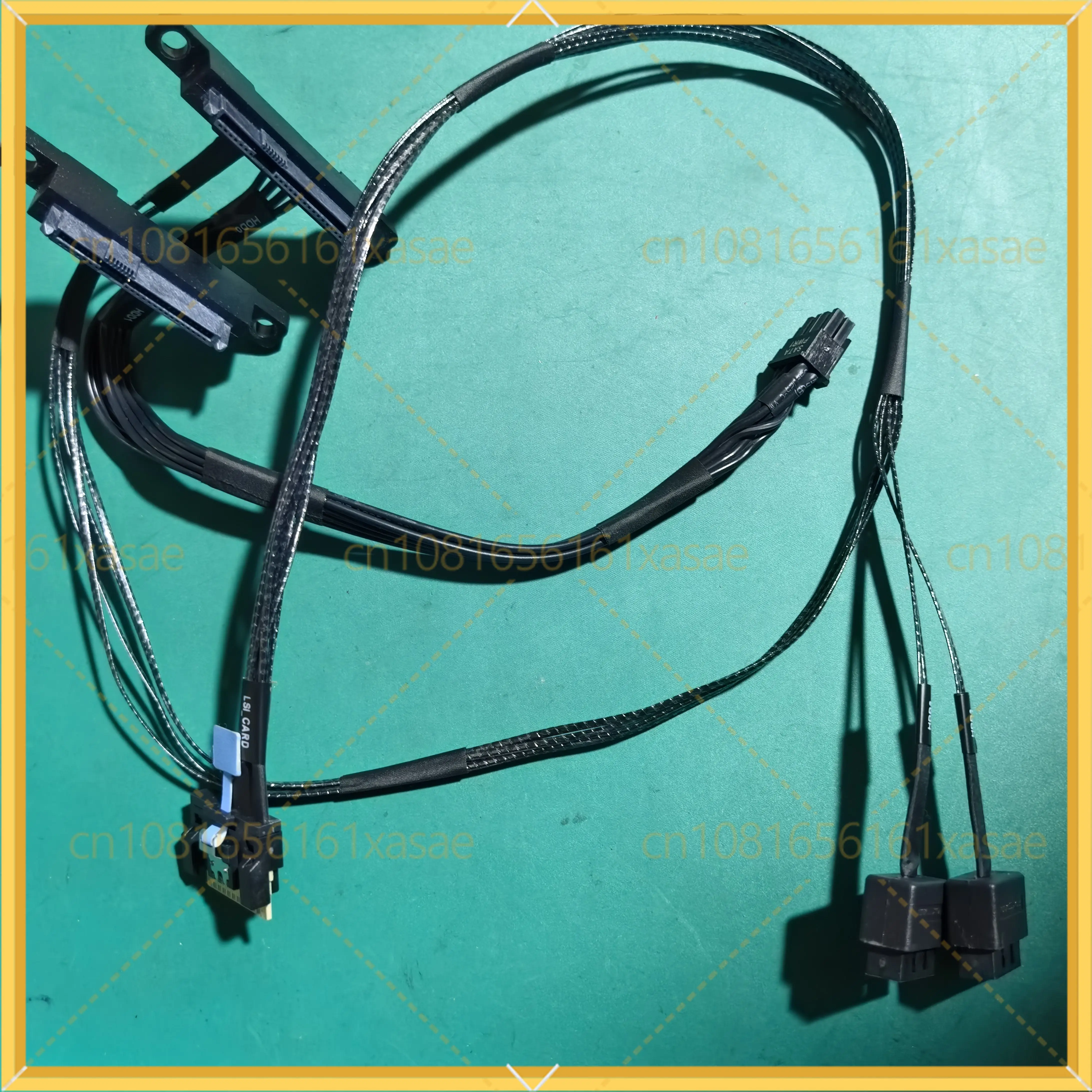 For Dell T5860 T7865 T7875 Front Dual Hard Disk Bit Extension Backplane with Array Card Cable KMDC1