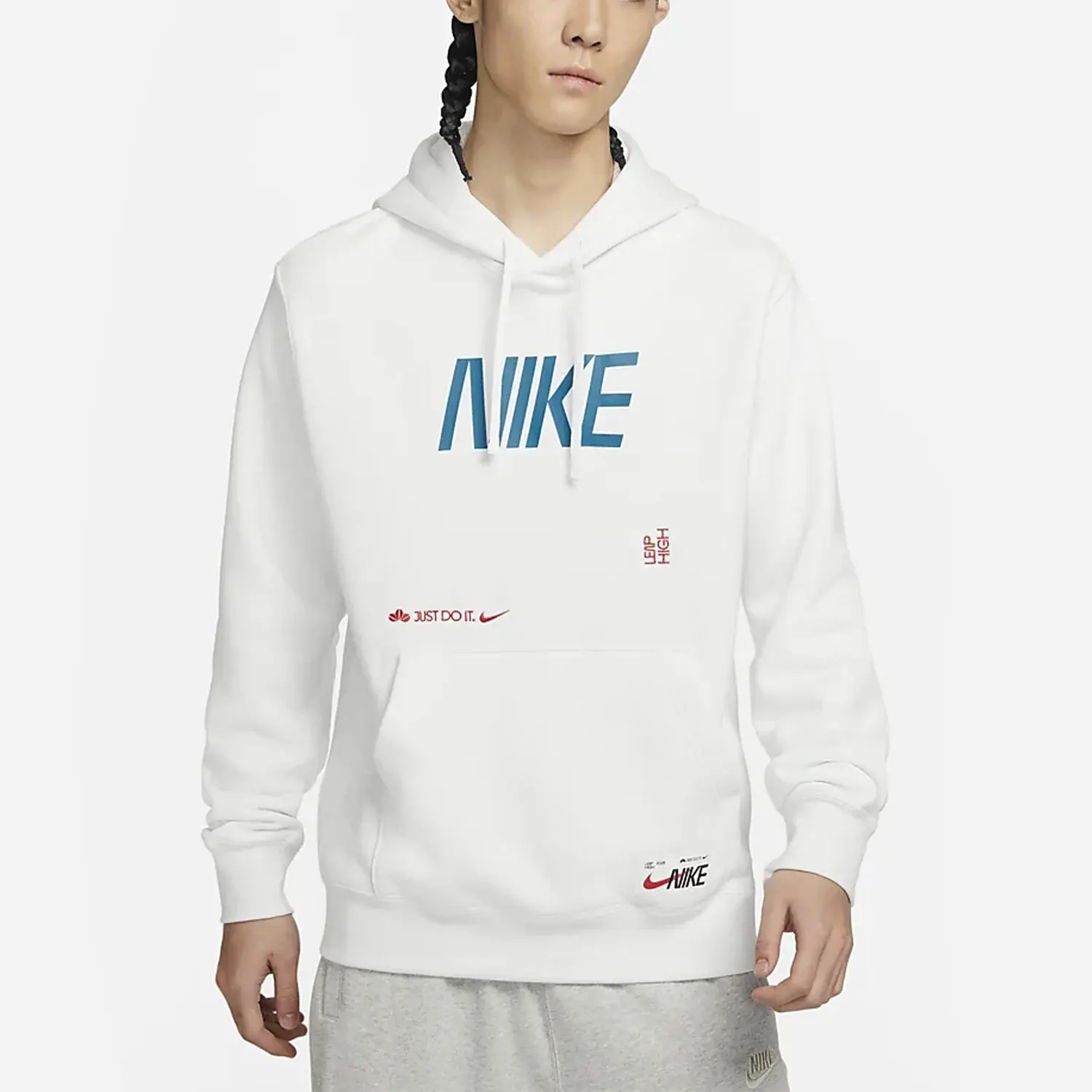 

Nike genuine 2023 New Men's Fleece-Lined Hooded Sweatshirt FD4058-121