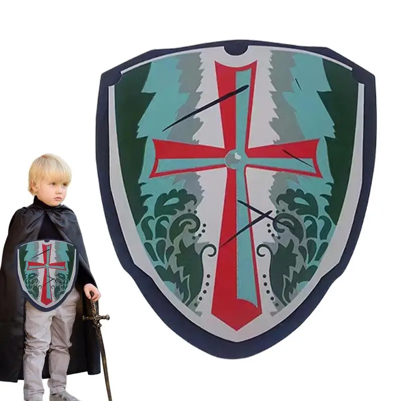 Childrens Foam Toy Foam Medieval Shield Toy Assorted Combat Costume Role Play Shield For Boys & Girls Event Favors