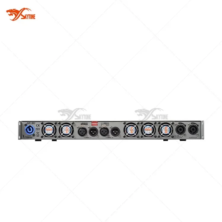2x3500W Professional 1U Digital Widely Voltage Power Amplifier