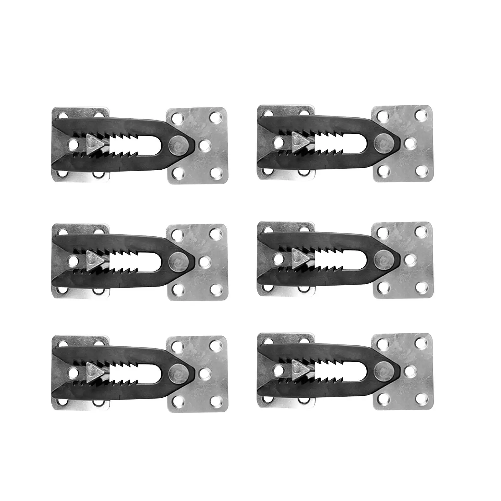 6 Pieces Sectional Couch Connectors Bracket Simple Using Fasteners Accs Hardware Metal Buckle Connector Professional Couch Snap