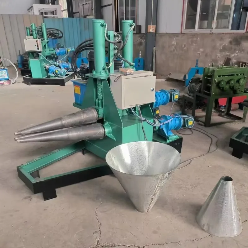 High Precise Hydraulic Type 3 Roll Taper Cone Sheet Forming Rolling Machine Conical Plate Rolling Machine Factory Price