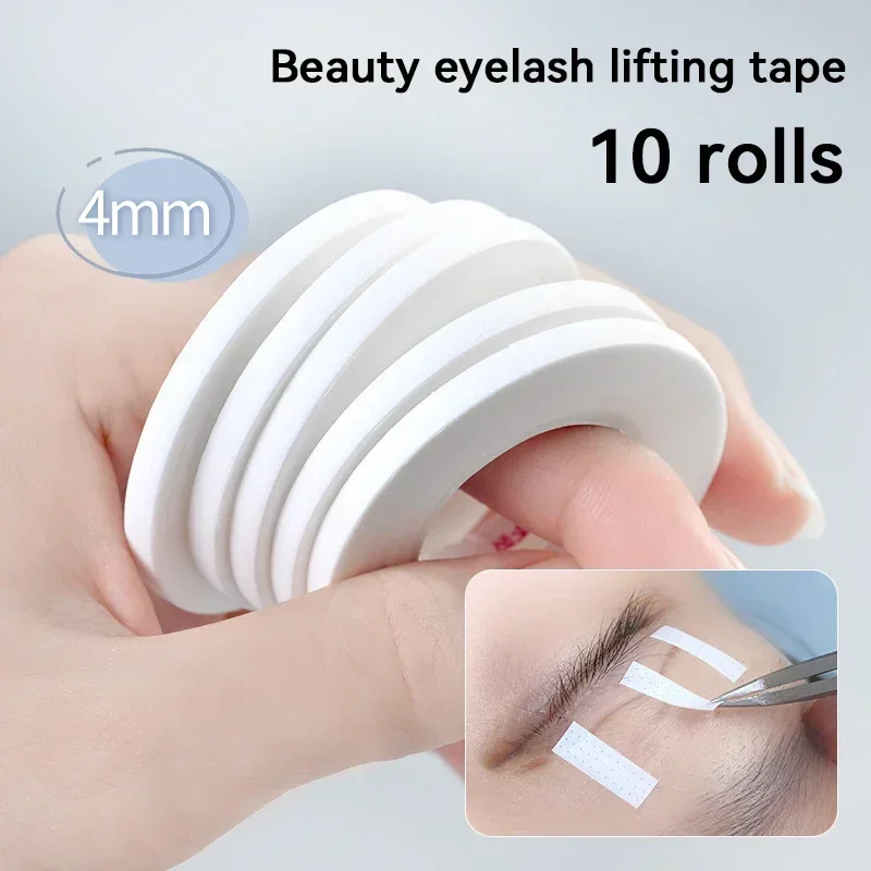 Groothandel 4Mm Breedte Wimper Verlenging Tape Make-Up Ademend Anti-Allergie Gemakkelijk Te Scheuren Micropore Tape Professionele Wimpers Tape