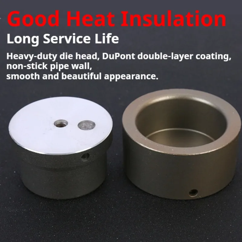 Air Vent Hot Melt Machine Die Durable Non-Stick Coating Pipe Welding Head Breathable Design PPR/PE Pipe Installation Tool