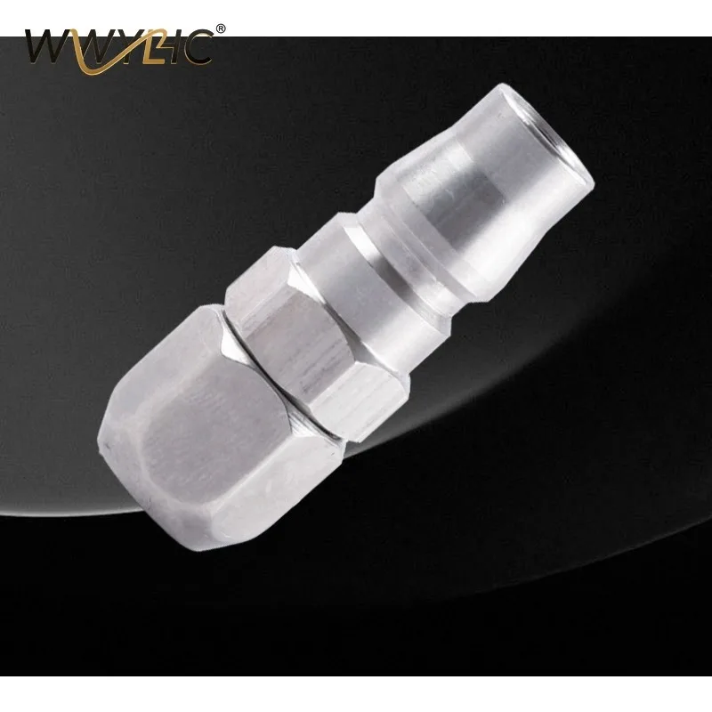 Suitable for C-type quick connector self-locking 304 stainless steel male and female plugs, screw PP high voltage resistance