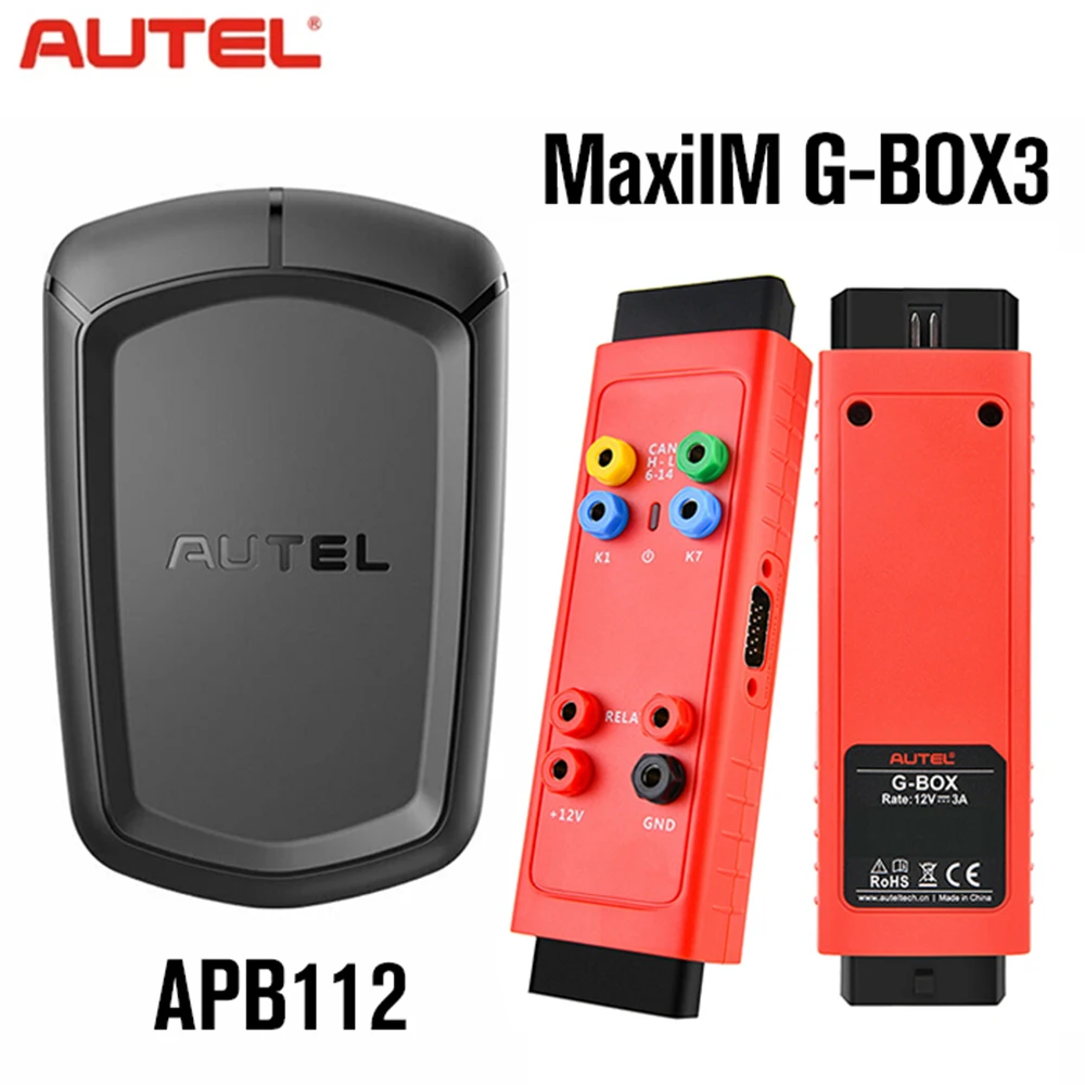 Autel APB112 Smart Key Simulator,G-BOX3 Key Accessory Tool Work with IM508, IM508S, IM608, IM608 Pro, IM608 II