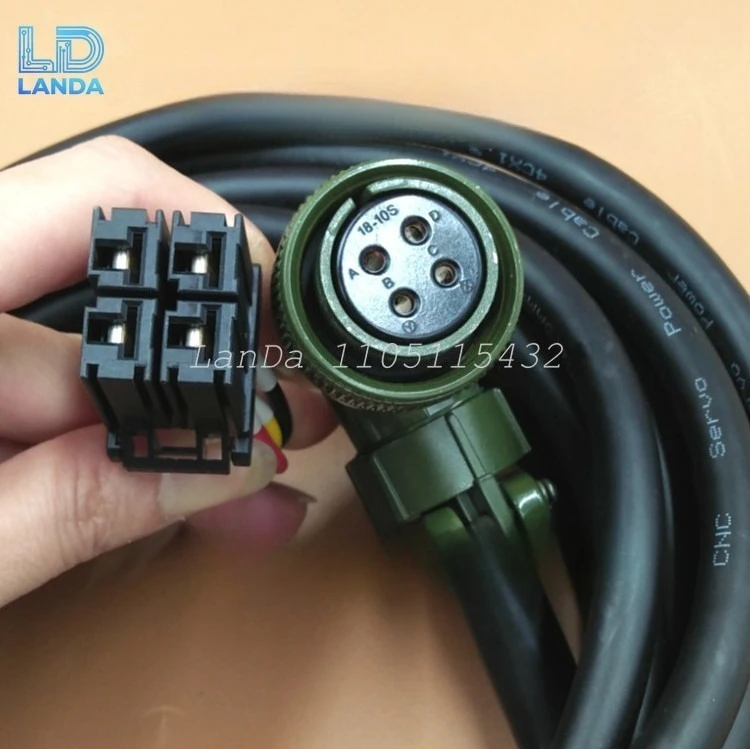 

Оригинальный шнур питания серводвигателя Fanuc 18-10S, вилка питания D-5 FANUC4, основной кабель