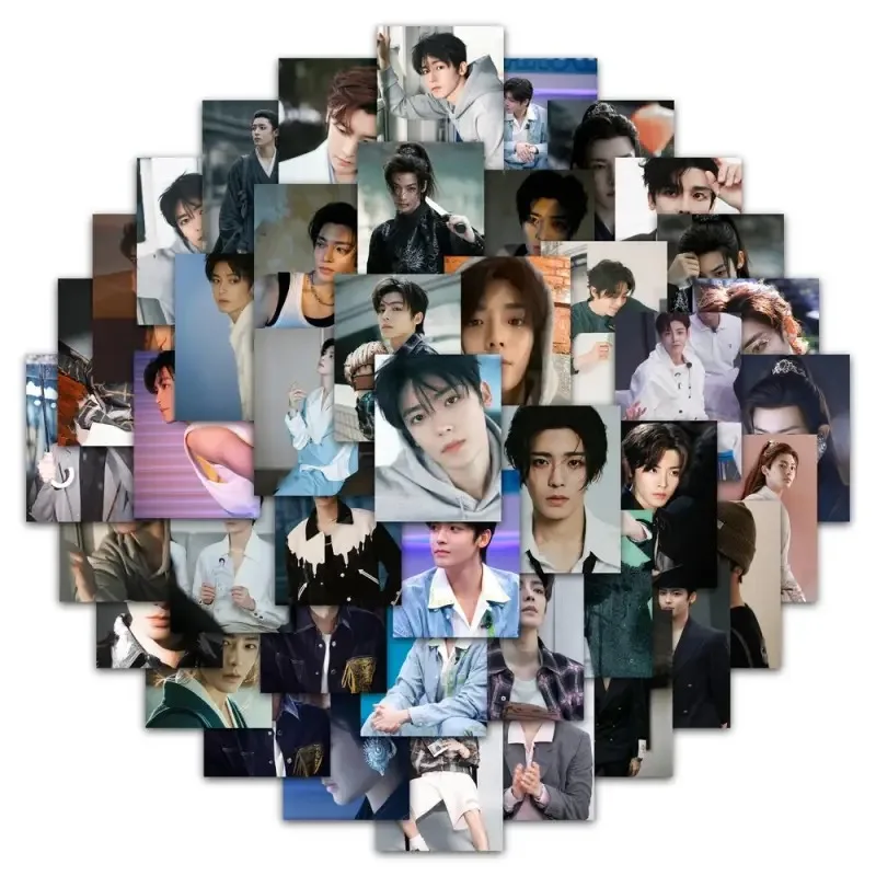 60PC/SET Hou Minghao Neo Poster Stickers TV Dashing Youth Bai Li Dong Jun Drama Stills Hand Account Materials Notebook Phone DIY