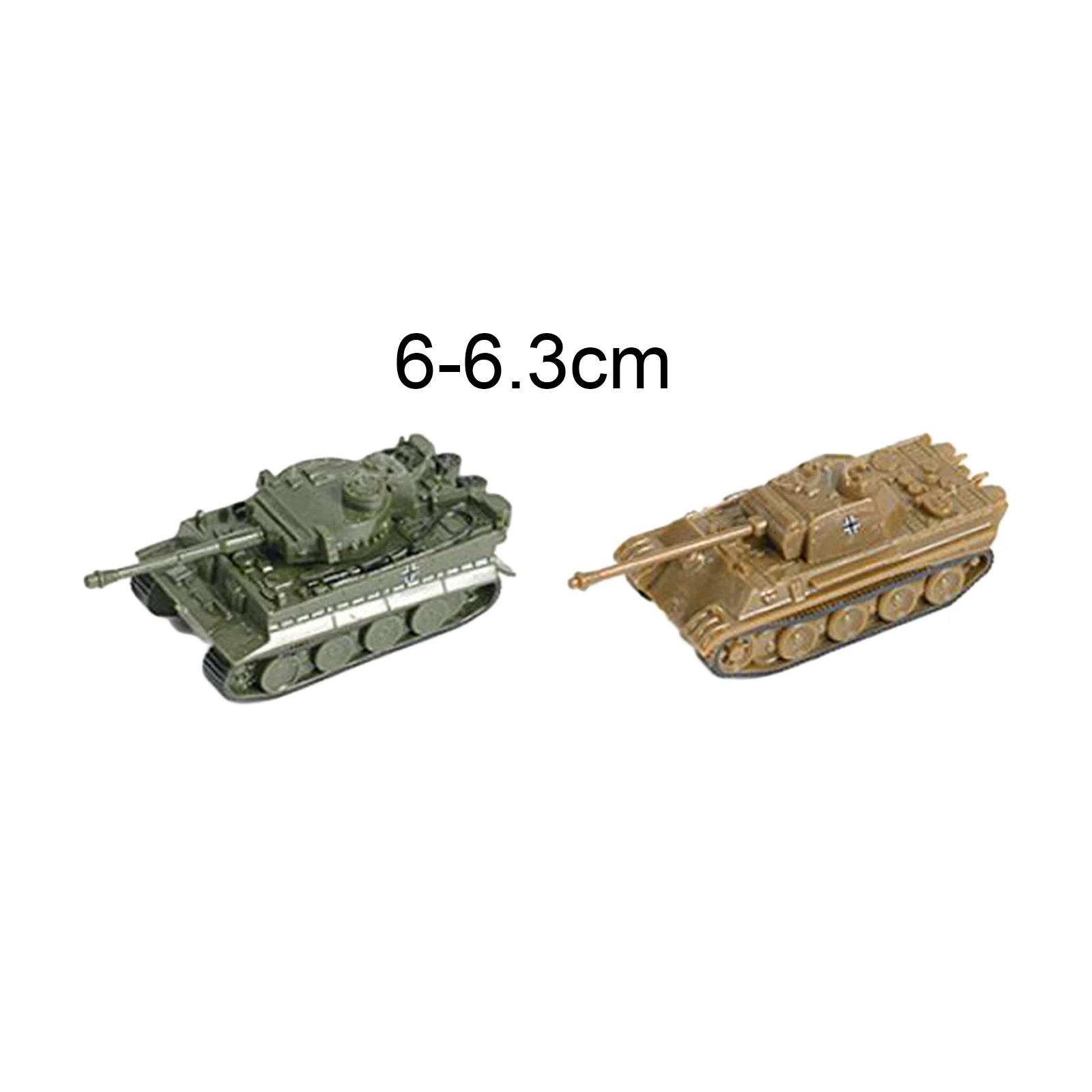 1/144 Tank Model Building Model DIY Assemble Miniature Armored Tank Toy for Tabletop Decor Education Toy Keepsake Gift Adults