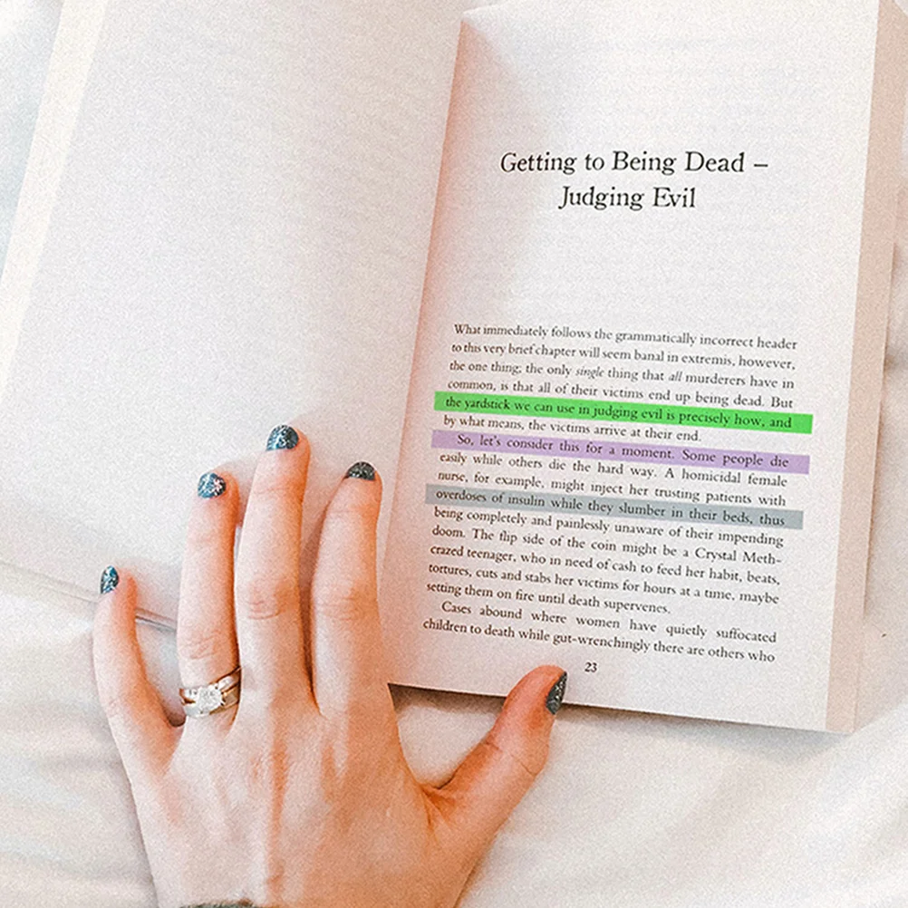 

Creative Index Markers Self Adhesive Book Tabs Page Markers Compact Flags Highlight Stickers Pet Label Home Office