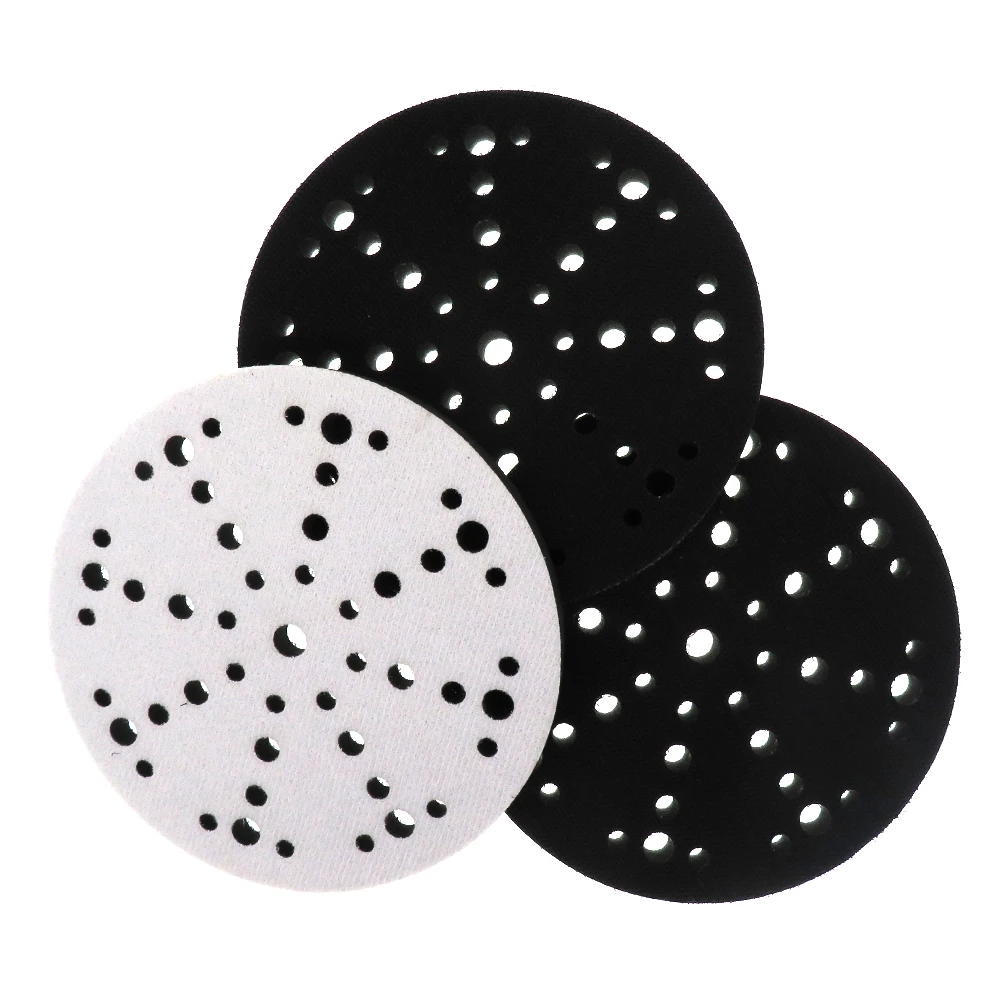 6Inch 150MM 49Holes Foam Interface Pad Kit Hook and Loop Cushion Buffer Sanding Pads for Orbital Sander Sander Polishing