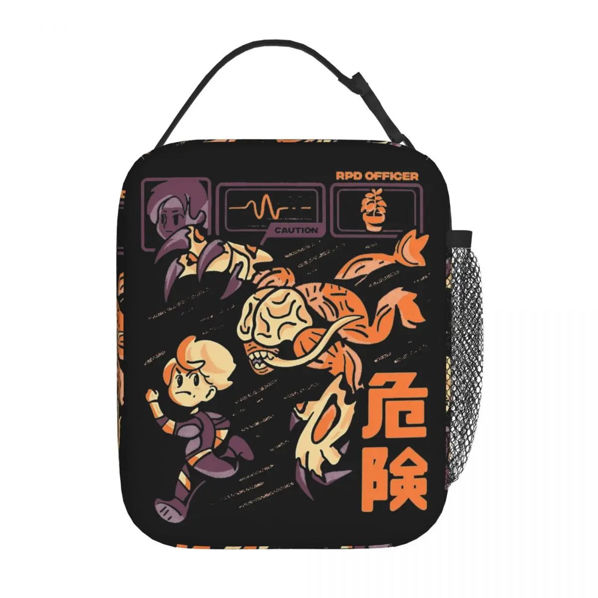 

Beware The Rat Leon S Kennedy Insulated Lunch Bags Cooler Bag Meal Container Residents Evils Leakproof Tote Lunch Box Outdoor