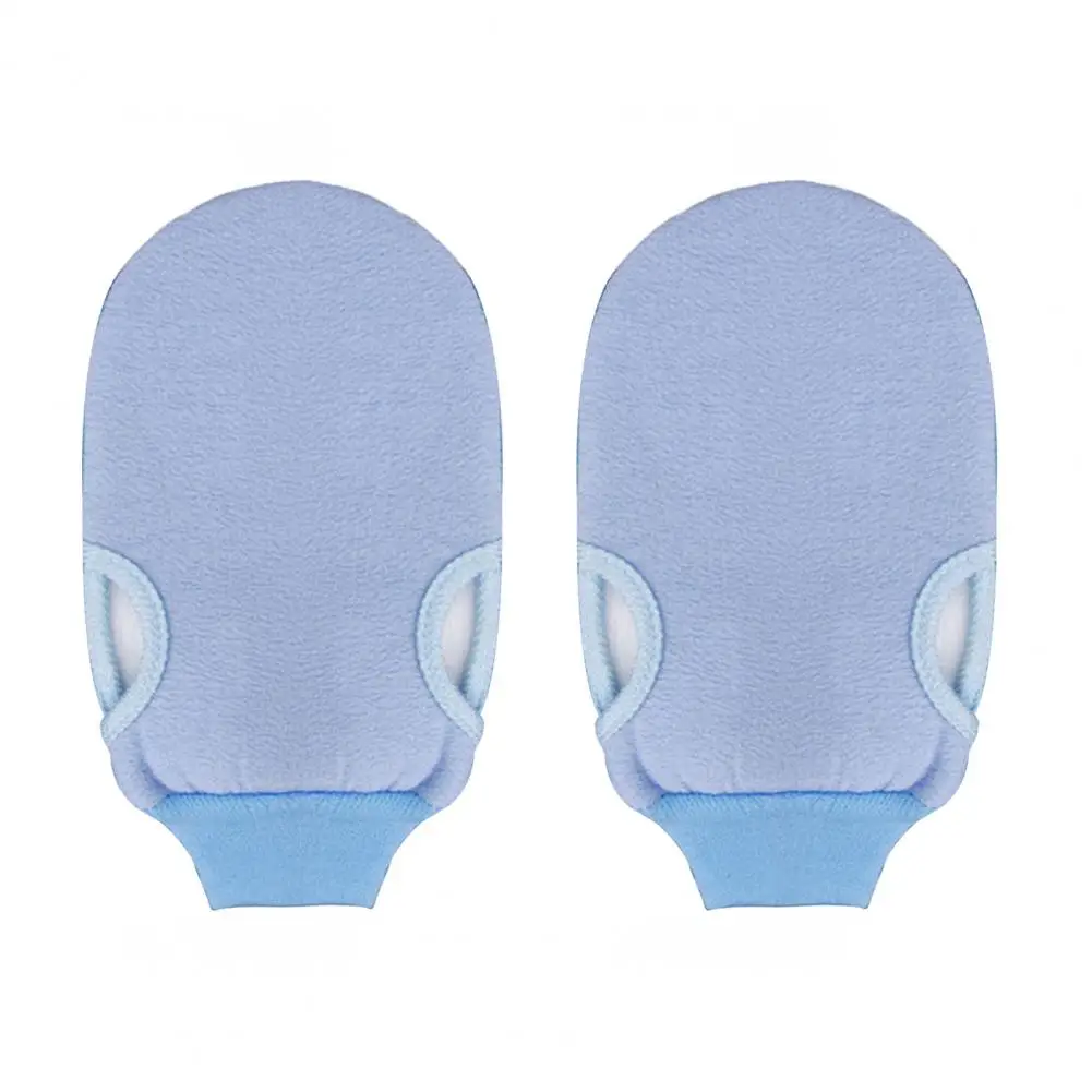 

Перчатки для удаления омертвевшей кожи, двухсторонние отшелушивающие перчатки для ванны, массажная варежка для душа, аксессуар для душа для гладкой кожи