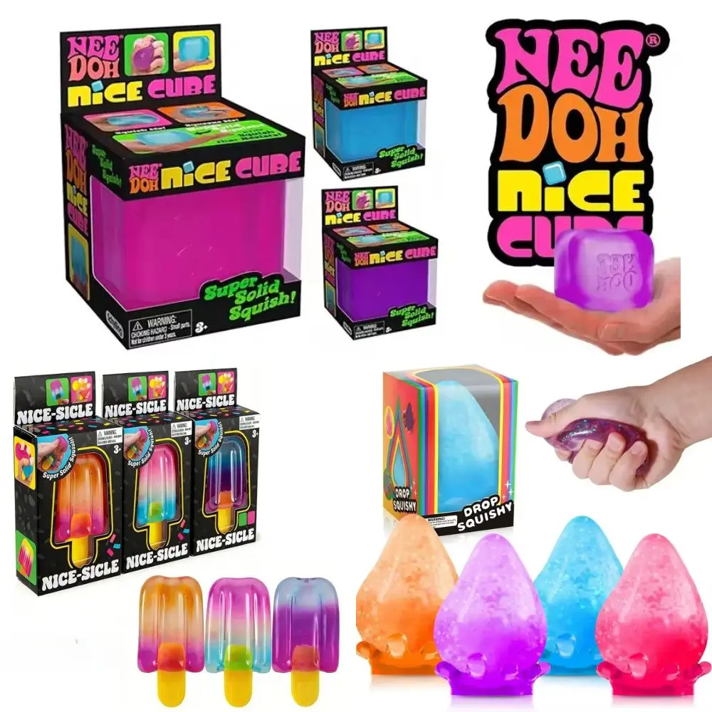 2026 NeeDOH Model Soft Squishy Toy Nice Cube Sensory Stress Reliever Fidget Tool for Anxiety for Adults & Kids Premium in Stock