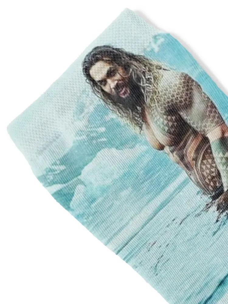 Jason Momoa Socks cartoon Antiskid soccer Thermal man winter Socks Women's Men's