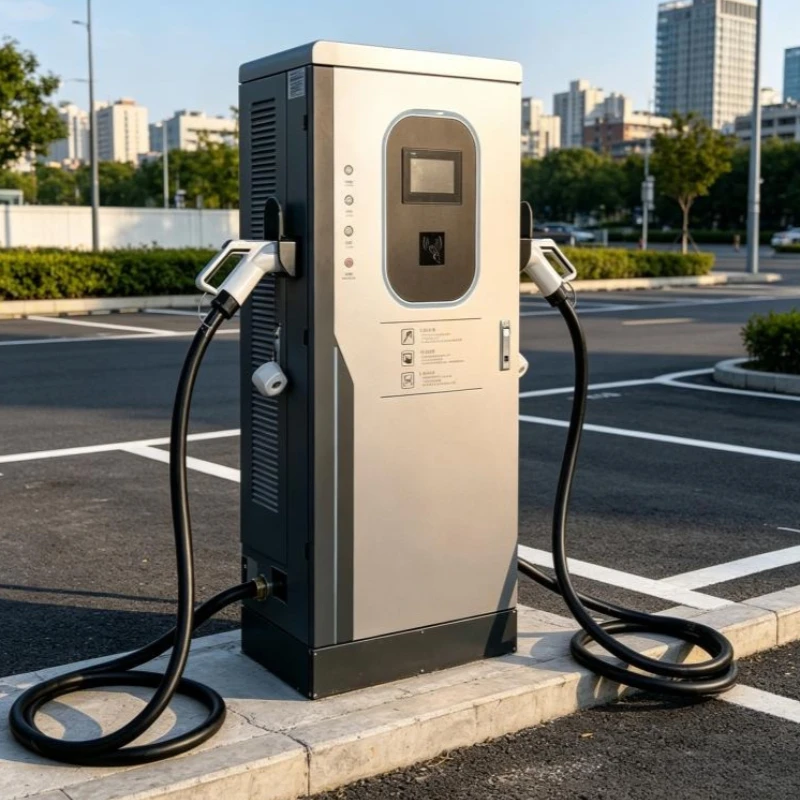 EV Charging Station 60kW 120kW 160kW DC Fast CCS2 OCPP Floor Mounted with Dual Gun for Commercial Use