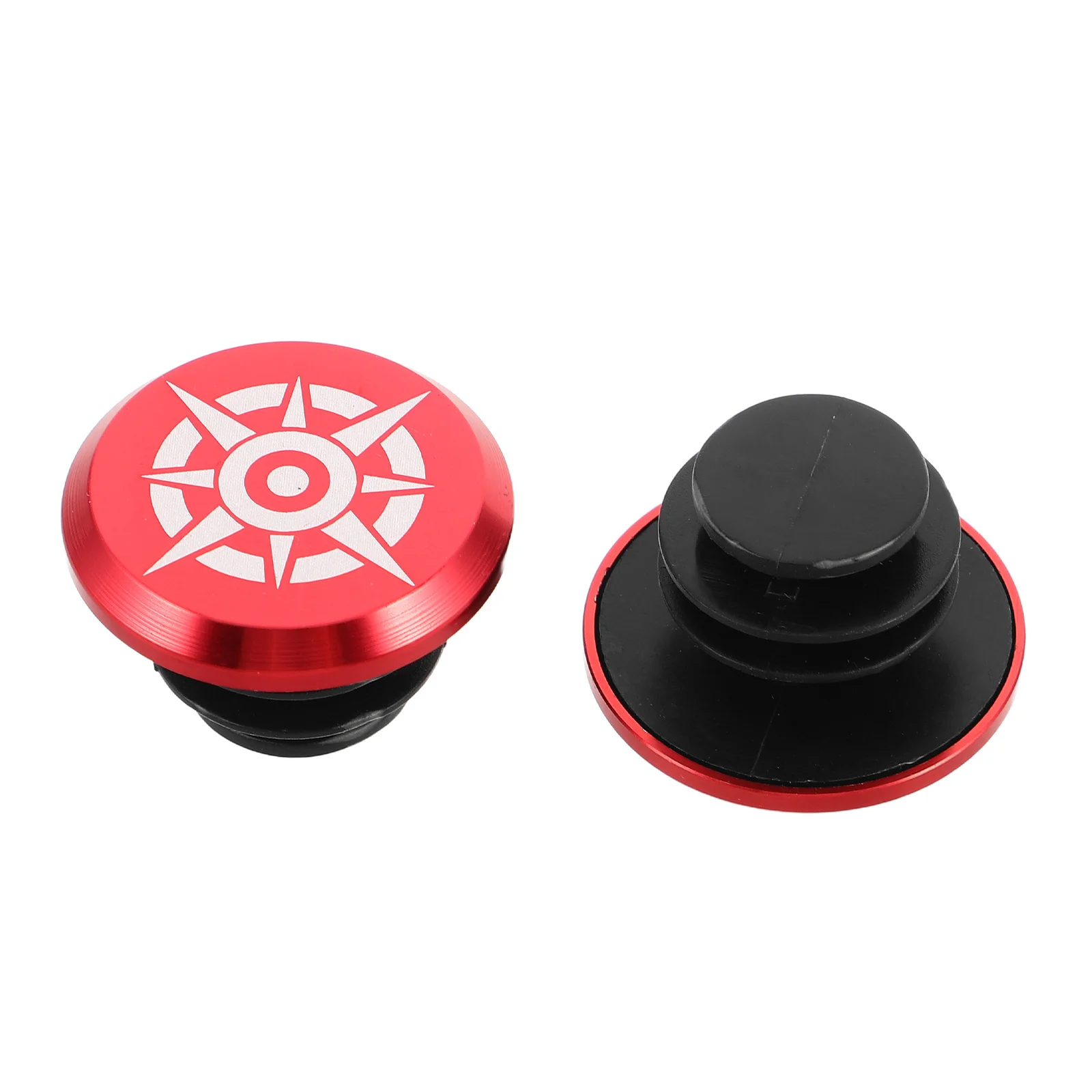 1 زوج سبائك الألومنيوم دراجة المقود المقابس المعدنية قطرة بار نهاية قبعات ل الطريق دراجة الدراجات اكسسوارات خفيفة الوزن آمنة