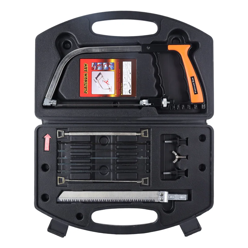 

12Pcs Multi-function Handsaw Set and Storage Box Versatile DIY Hand Saw Combo Tool Kit for Wood & Glass Outdoor Mini Hand Saw