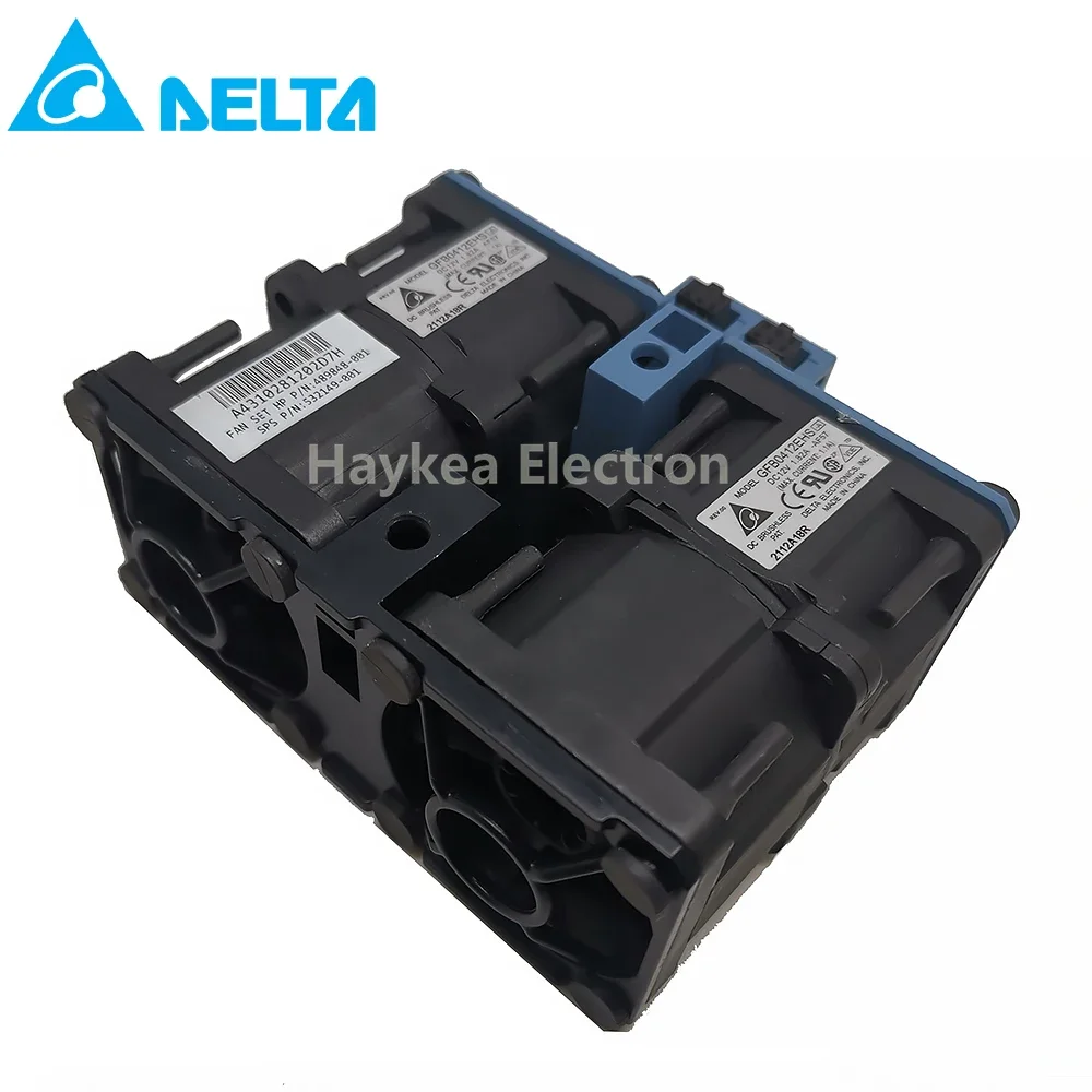 for delta GFB0412EHS Server Fan FOR HP DL360 G6 360 G7 DC 12V 1.82A P/N:489848-001 SPS P/N:532149-001 - Image 5