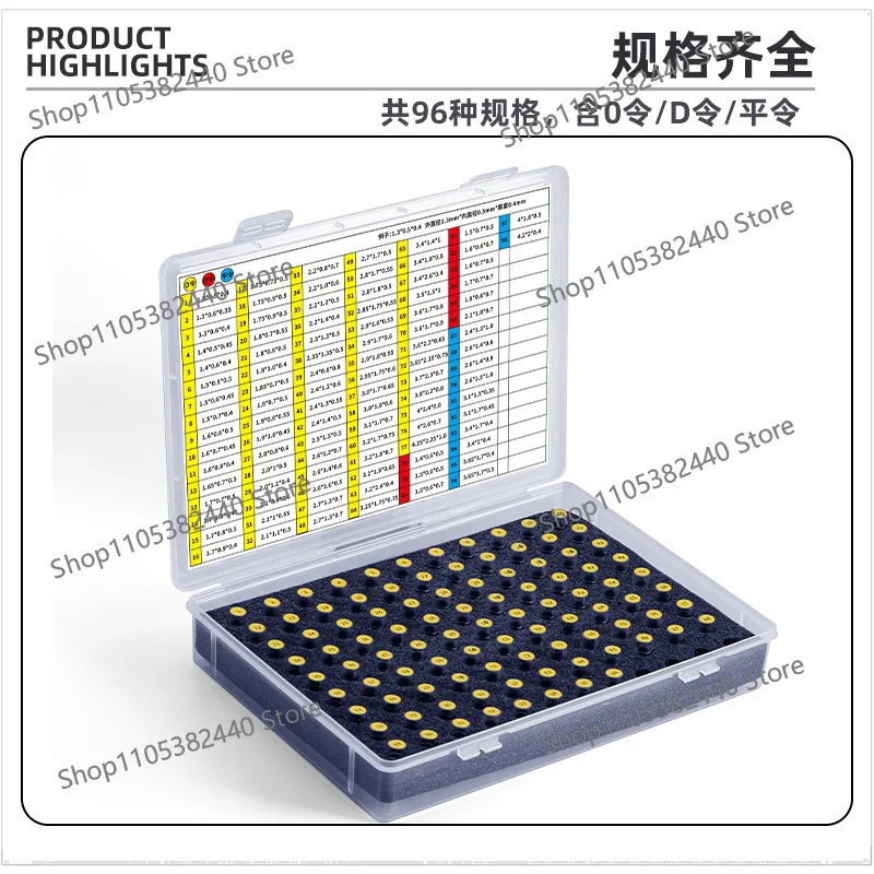 Watch Crown Rubber Seal O-Ring Kit, Mini Waterproof Gasket for Watch Repair Parts