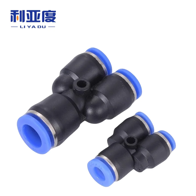 

10PCS 4mm 6mm 8mm 10mm 12mm Y Type PEG PW Pneumatic Components connector Air and water fittings Quick Reducing Fittings