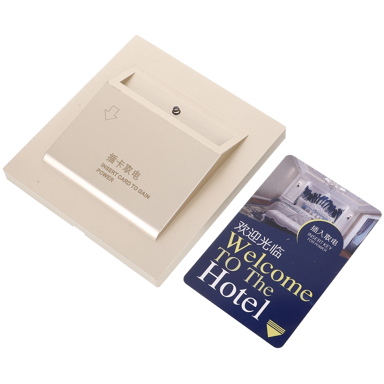 

40A Stylish Power Control Insert Card Panel Hotel Accommodation Energy Saving Accessory