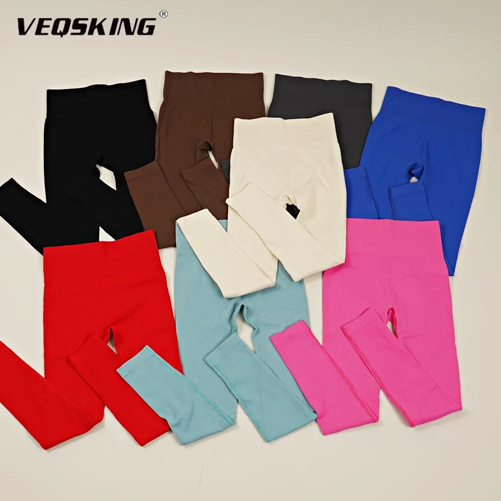 

Женские брюки для йоги с высокой талией и резьбой, облегающие брюки для фитнеса, спортивные быстросохнущие эластичные брюки для бега для фитнеса, бега, йоги