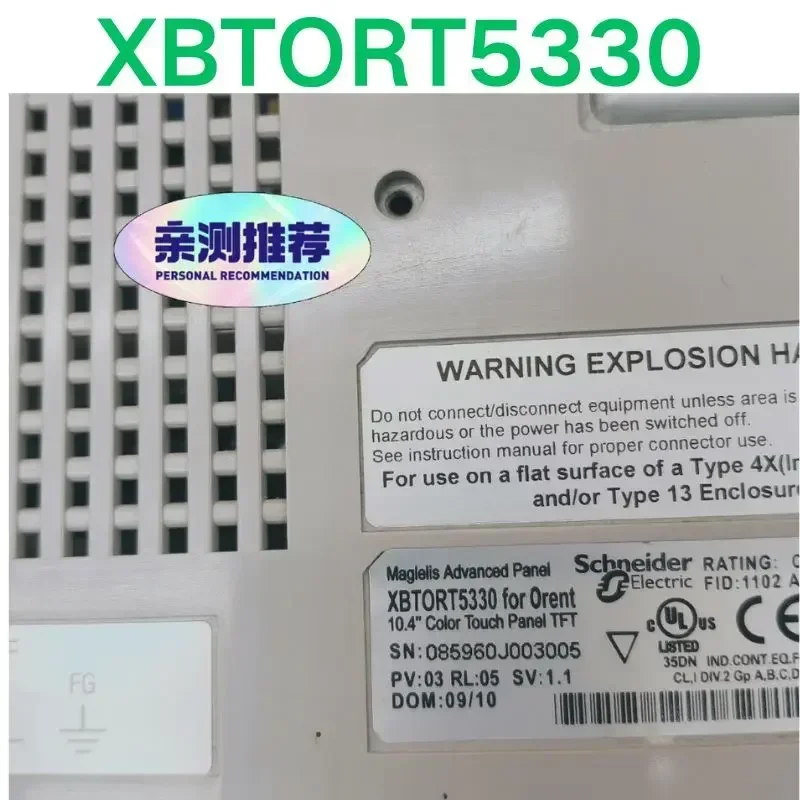 Second-hand test Ok XBTORT5330 Schneider 10 inch touch screen
