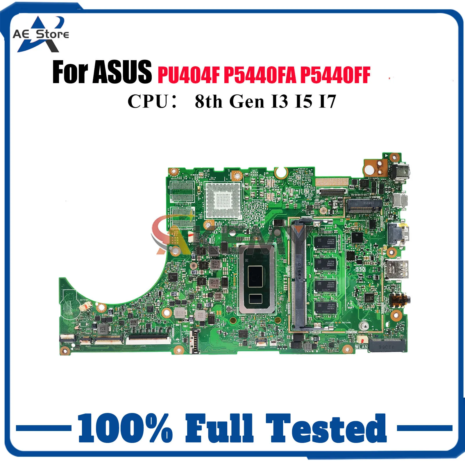 

P5440FA Laptop Motherboard For ASUS ProArt P5440FA PU404F P5440F P5440FF Notebook Mainboard With I3 I5 I7 CPU 100% tests OK stk