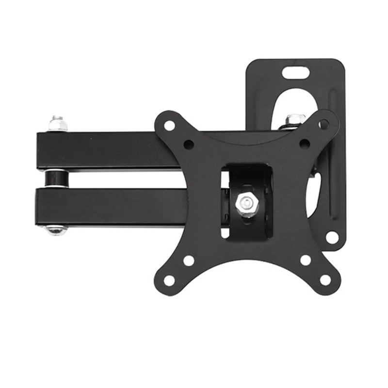 حامل تثبيت على الحائط عالمي لشاشة LCD LED مقاس 14-27 بوصة، شاشة قابلة للتعديل، جدار قابل للسحب للتلفزيون-B