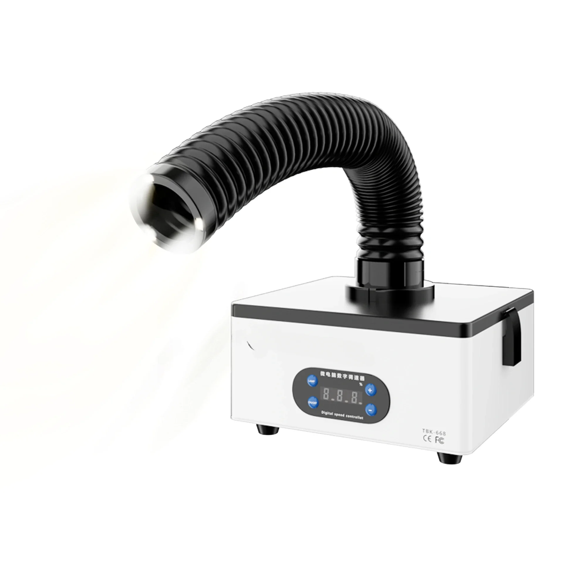 -for TBK 668 Laser Fume Extractor Mini Low Noise Smoke Absorber Fume Purifier With 4 Layers Filters