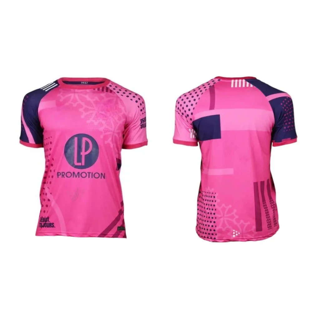 TOULOUSE FUSSBALL-T-SHIRT 2024–2025 PRIMERA Herren- und Kinder-Fußballtrikot-T-Shirt, modisch, Outdoor-Sport, atmungsaktiv